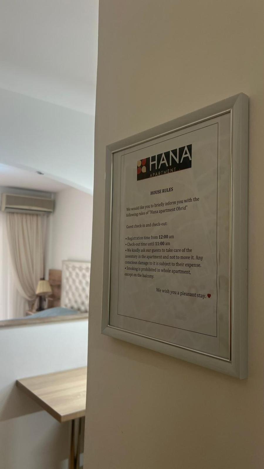 Hana Apartment Ohrid Exterior photo